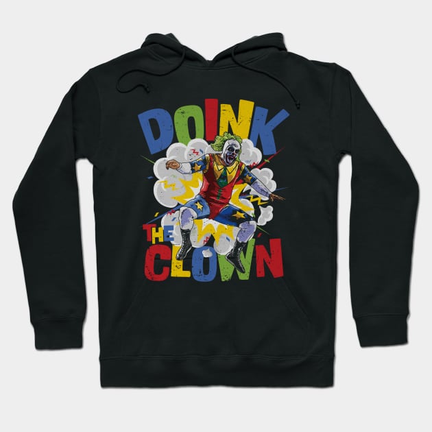 Doink The Clown Boom Hoodie by MunMun_Design